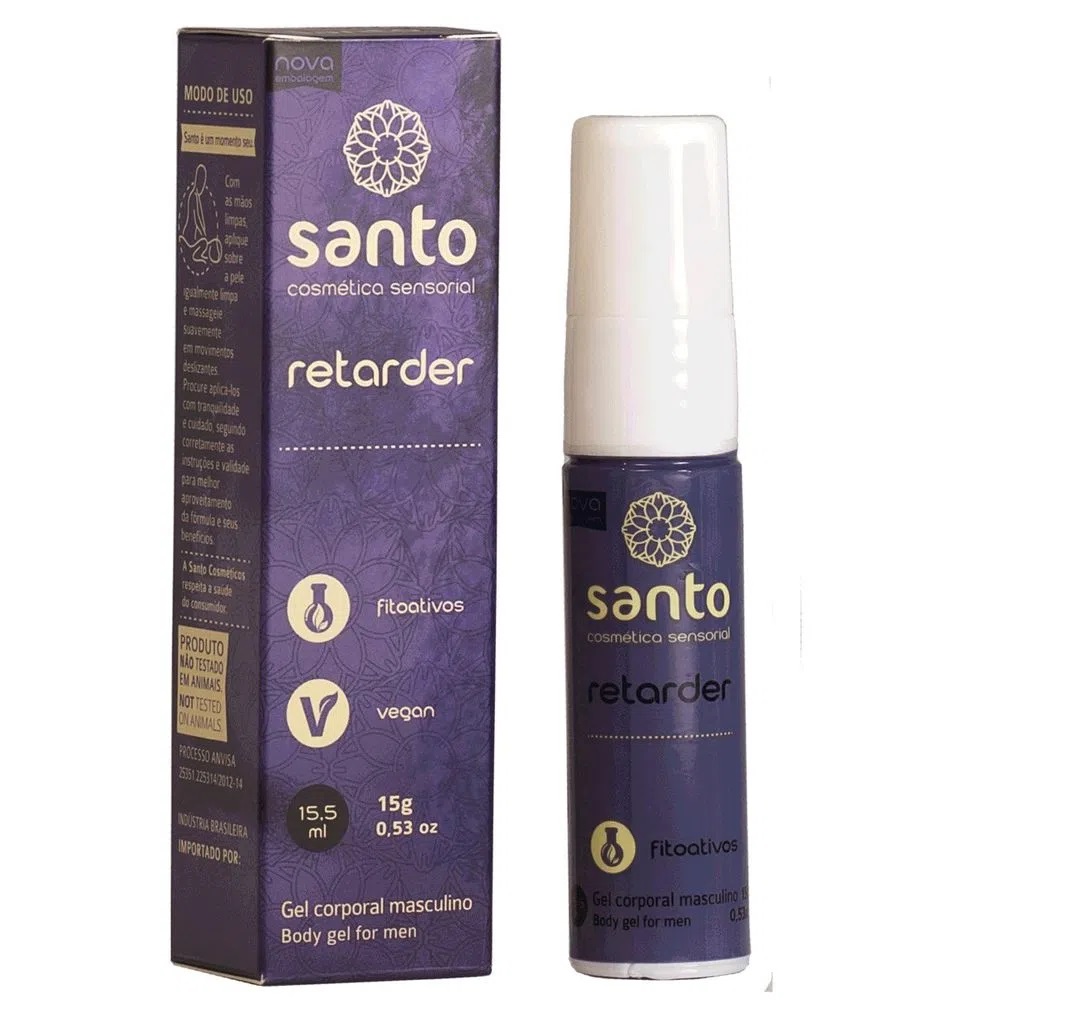 Retarder Gel Retardante Masculino 15g SANTO Naju Sex Distribuidora
